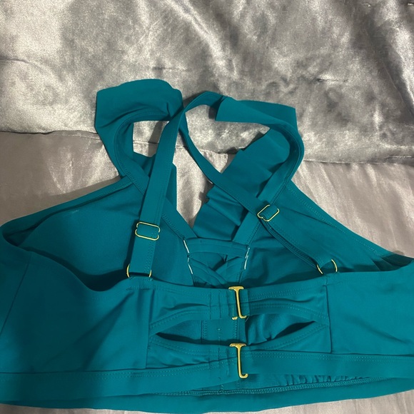 Teal Ruffled Bikini Set - Picture 5 of 8